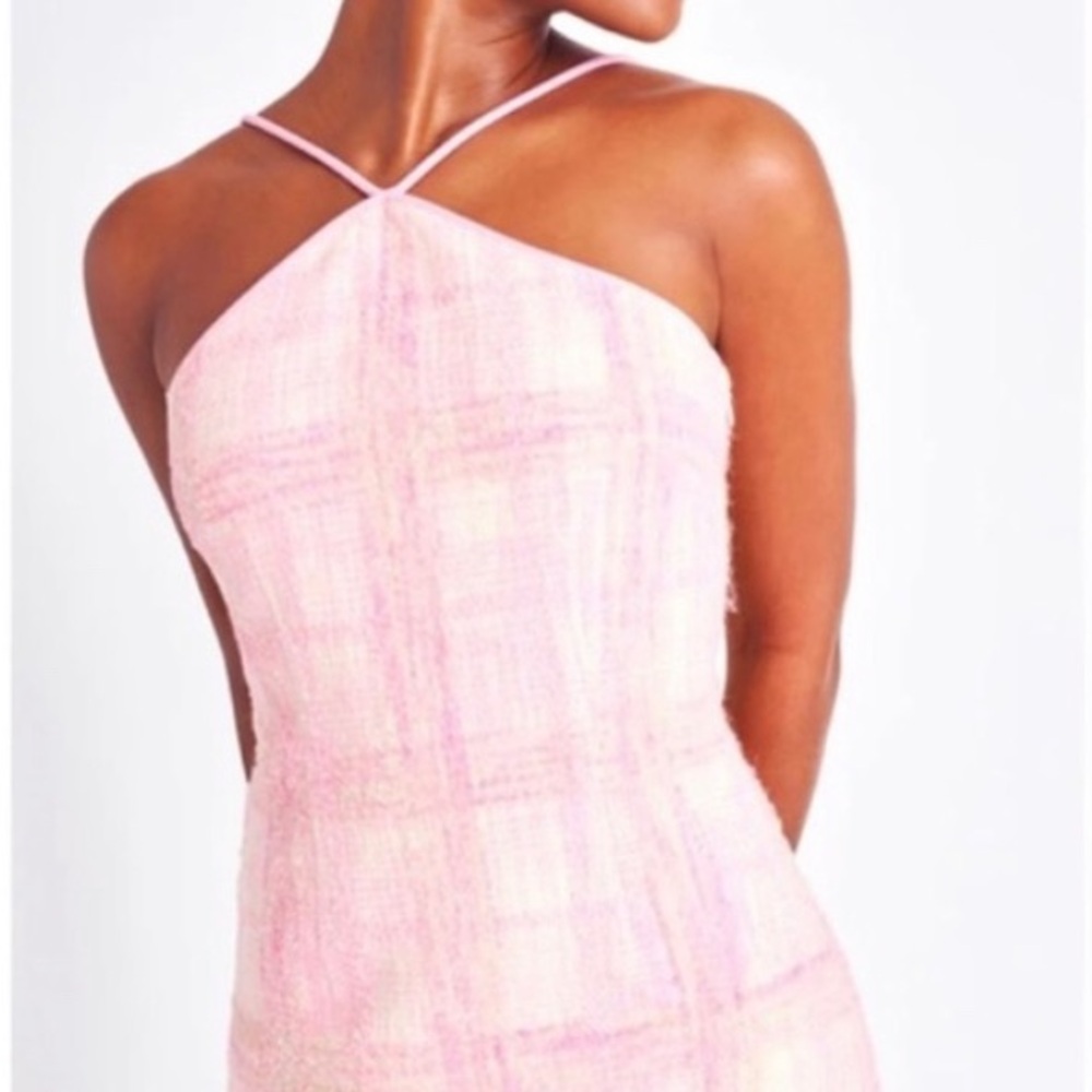 LoveShackFancy Strapless Pink Dress